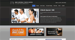 Desktop Screenshot of bodynaturalfitness.com